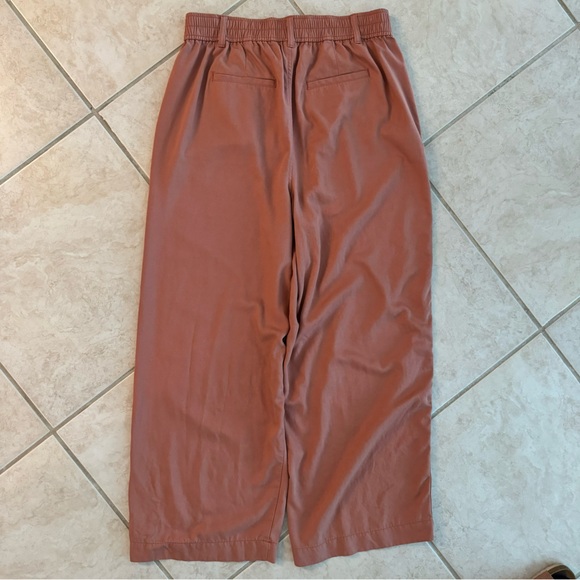 Madewell Wide-leg Trousers with Elasticized Waist size 14 - Picture 2 of 3